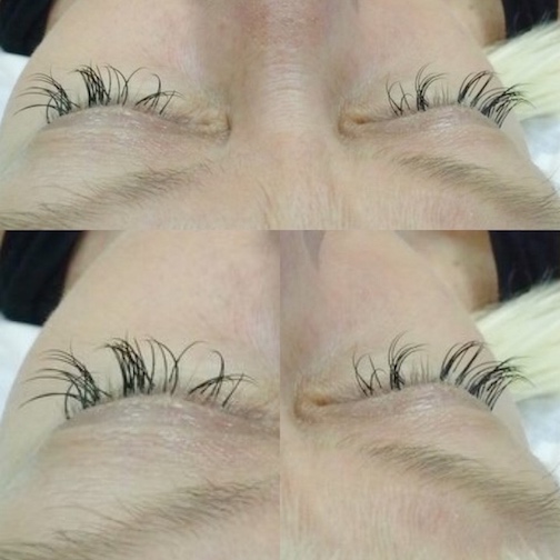 Before and After Eyelash Extensions 5